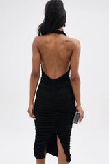 BODY ODDY MIDI DRESS IN BLACK