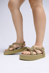 AZALEA WANG WILLODEAN OLIVE SANDAL
