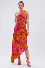 RADIANT ENERGY PRINTED MIDI DRESS