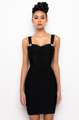 GOOD FEELING MINI BANDAGE DRESS