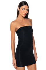 SECOND SKIN STRAPLESS MINI DRESS
